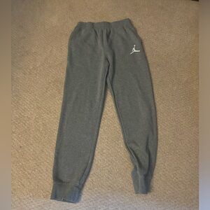 Nike Air Jordan Jump Man Logo Joggers Grey Boys Large